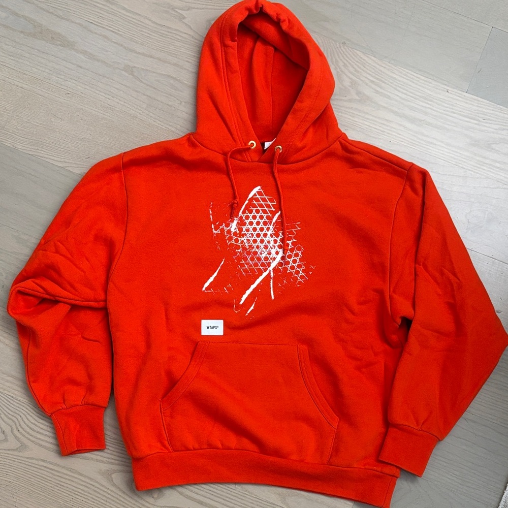 WTAPS Bold Red Graphic Hoodie